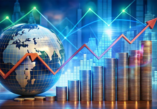 Image of financial charts and stock tickers representing the Innovation Mutual Fund